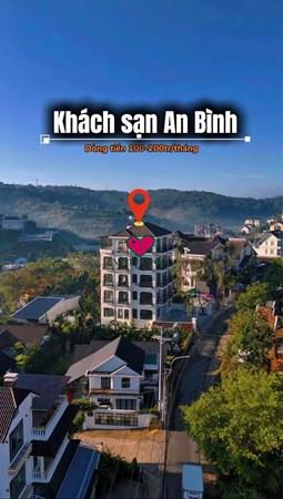 Bán khách sạn mặt tiền đường An Bình Phường Xuân Hương - Đà Lạt trung tâm thuận tiện kinh doanh du lịch.